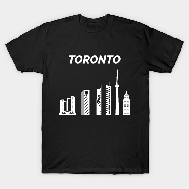 Toronto Skyline, Canada T-Shirt by maro_00